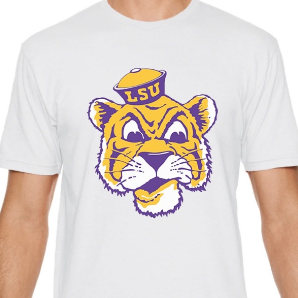 LSU Tigers vintage logo shirt